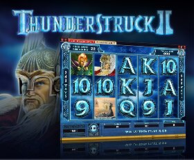 ThunderStruck 2 video slot:graphics and sounds 