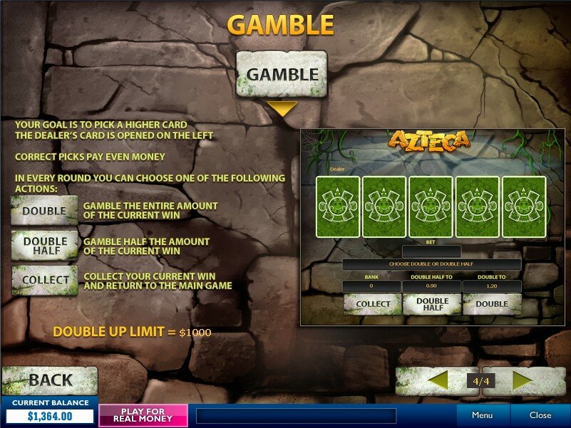 azteca video slot: gamble
