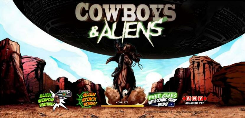 Cowboys and Aliens video slot -welcome