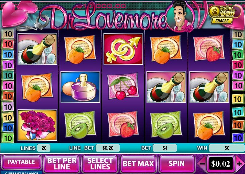 Dr Lovemore video slot:welcome
