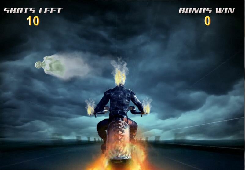 ghost rider video slot: graphics and sounds