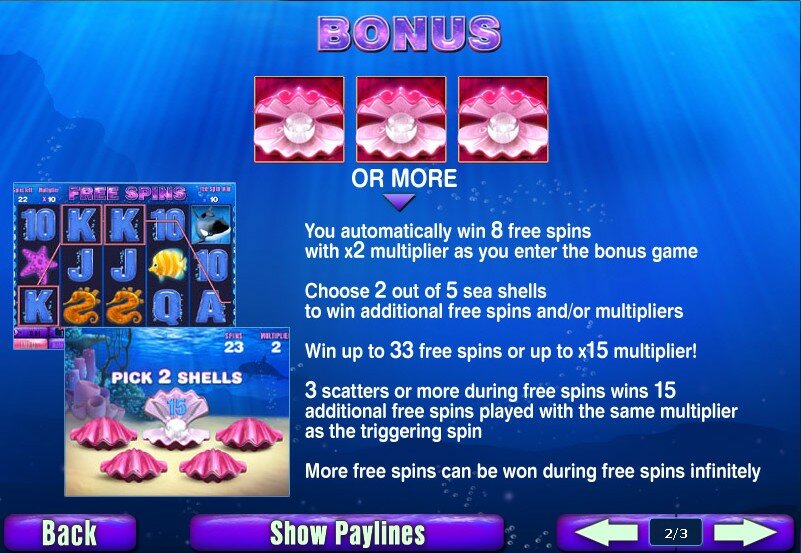 Great Blue video slot:free spins