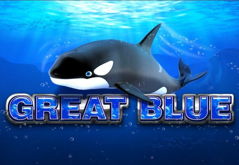 Great Blue video slot:welcome screen