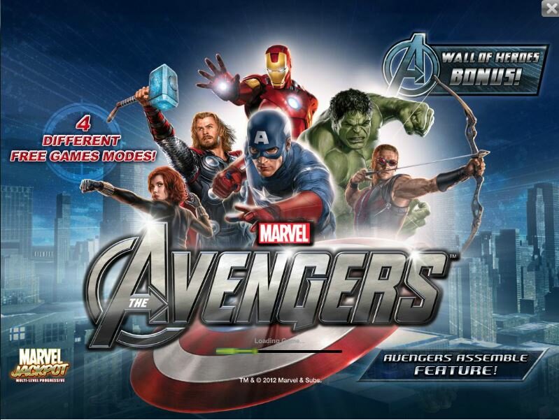 The Avengers video slot: welcome