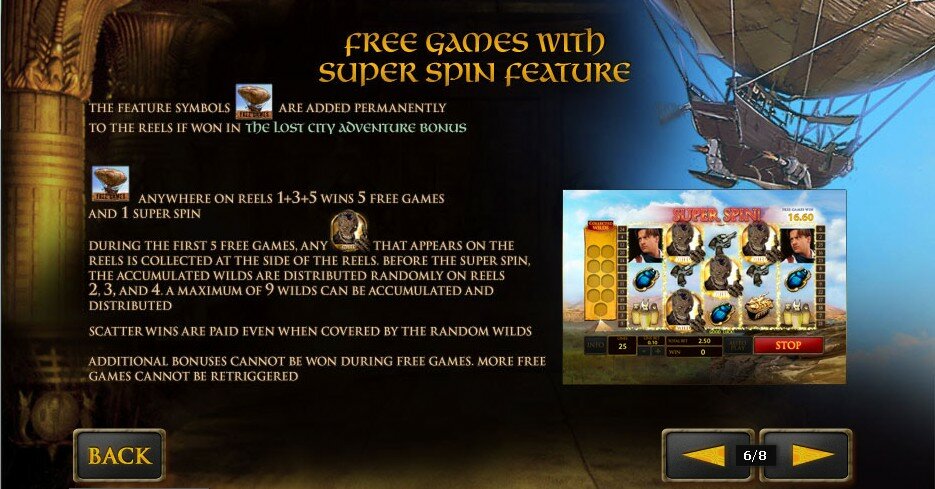 the mummy video slot: free spins