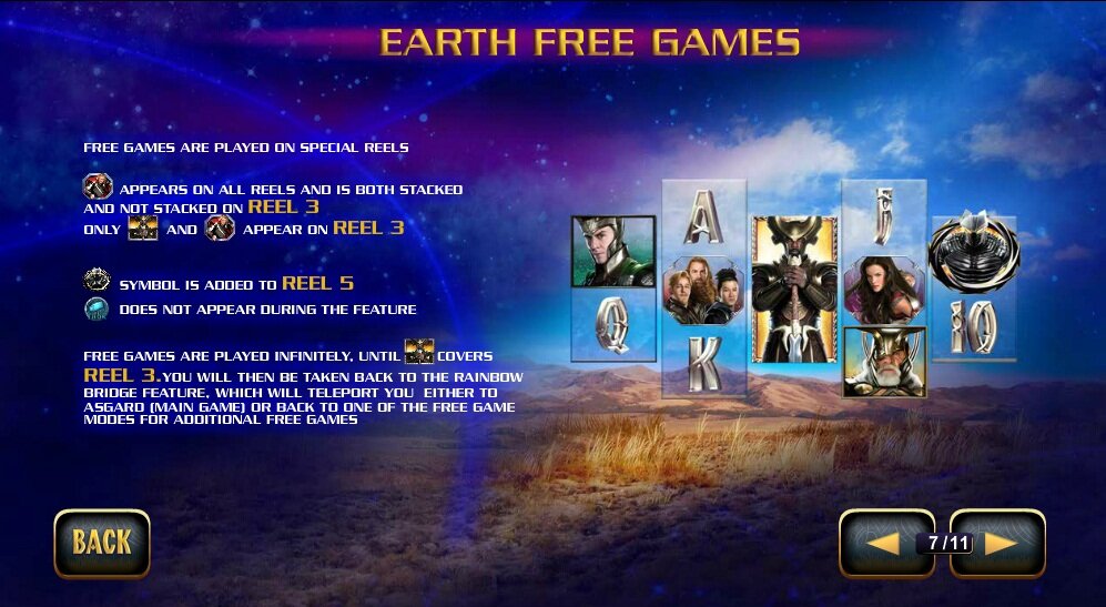 Thor Video Slot: Earth free spins