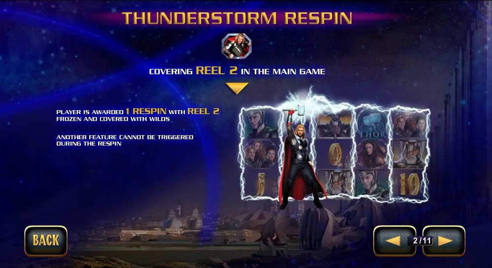 Thor Video Slot: thunder respin